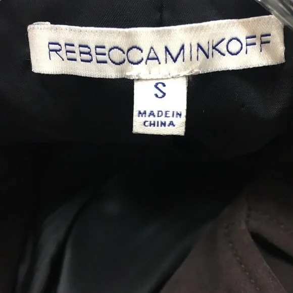 REBECCA MINKOFF SOFT Goatskin Leather Biker Moto Jacket - Picture 3 of 10